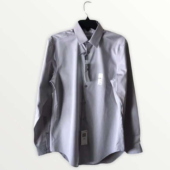 Calvin Klein Slim Fit Dress Shirt - Picture 3 of 9